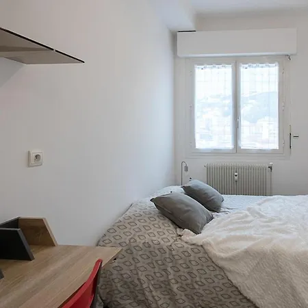 公寓 4 Cozy Proche De La Mer, Balcon, Wifi 尼斯